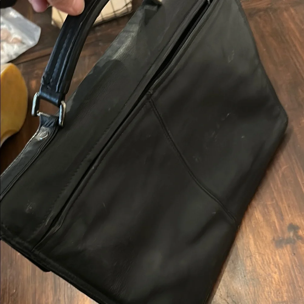 Picard Black Leather Briefcase - Picture 11 of 12